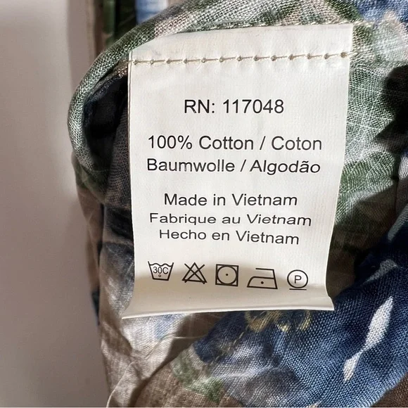 NWT Tylho Floral Cotton Midi Dress Size Small - Picture 12 of 12